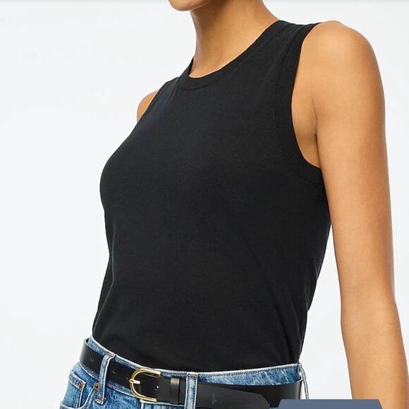 J. Crew Factory BO375 Classic shell black NWT - Picture 1 of 8